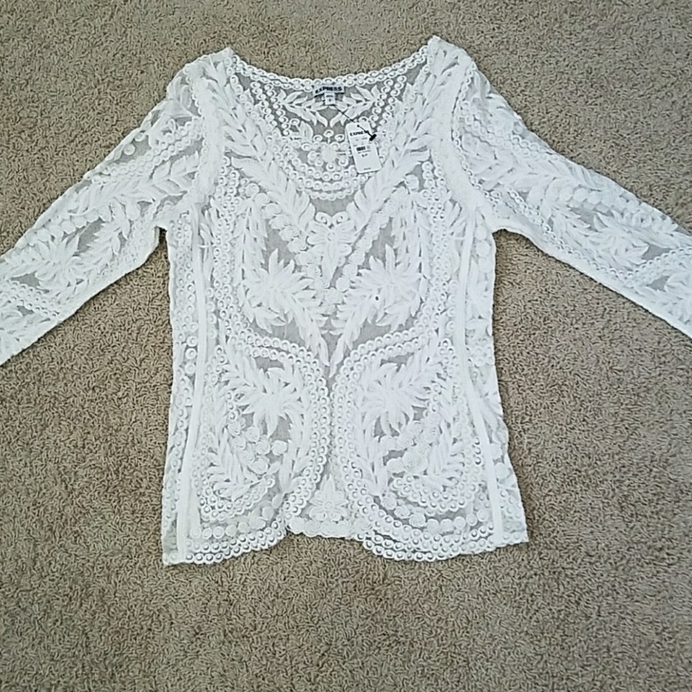 Express lace top